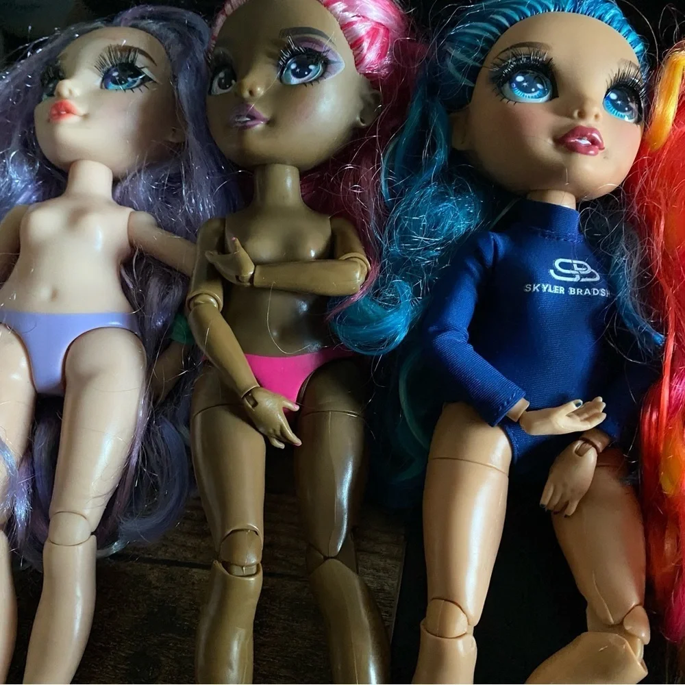 5 Rainbow High Colorful Fashion Dolls Pinkie James Amaya Holly Daria Violet